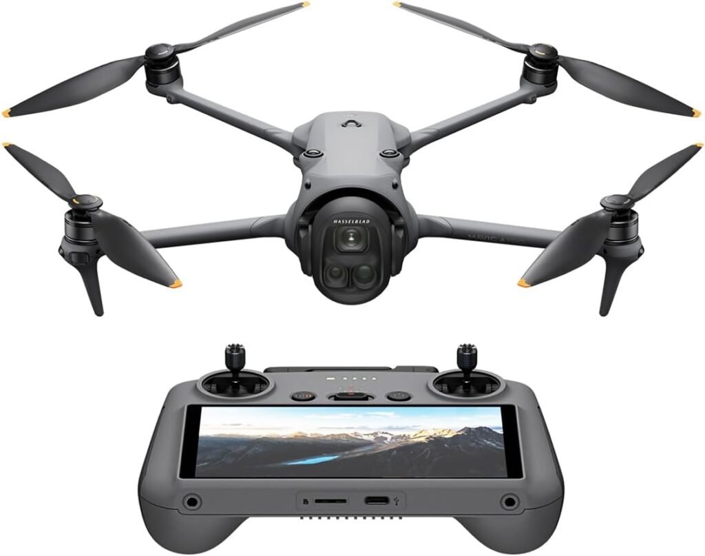 dji mavic 4 pro flagship drone with 100mp hasselblad camera and dji rc 2 smart controller for professional photography.